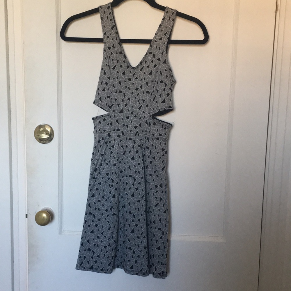 Geometric patterned dress